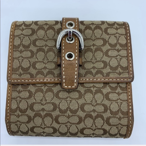 Coach Other - COACH Authentic Charlie signature brown men wallet